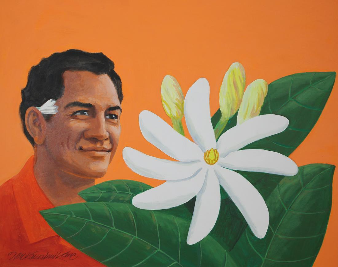 Herb Kawainui Kane (1928 2011) "tiare"