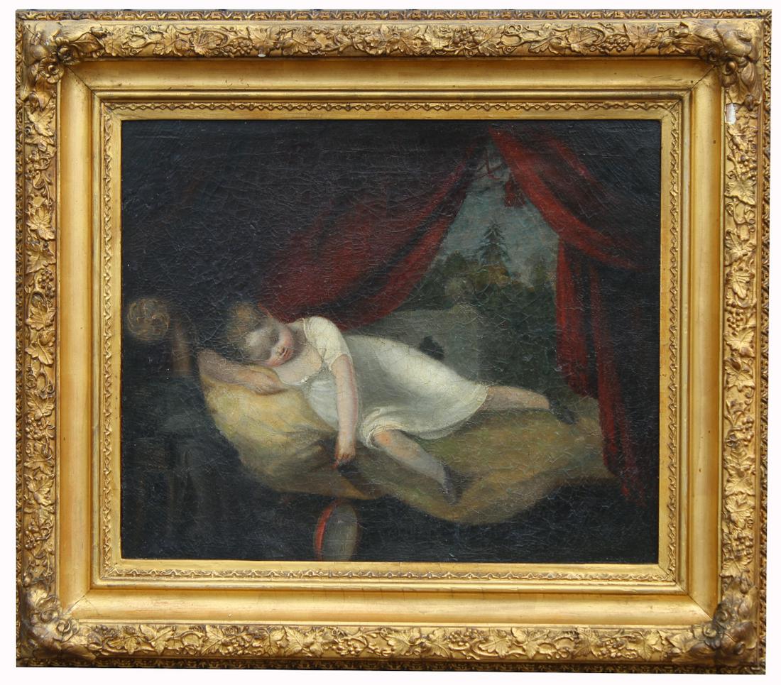 19th C. European School Painting of Young Figure (1 of 4)