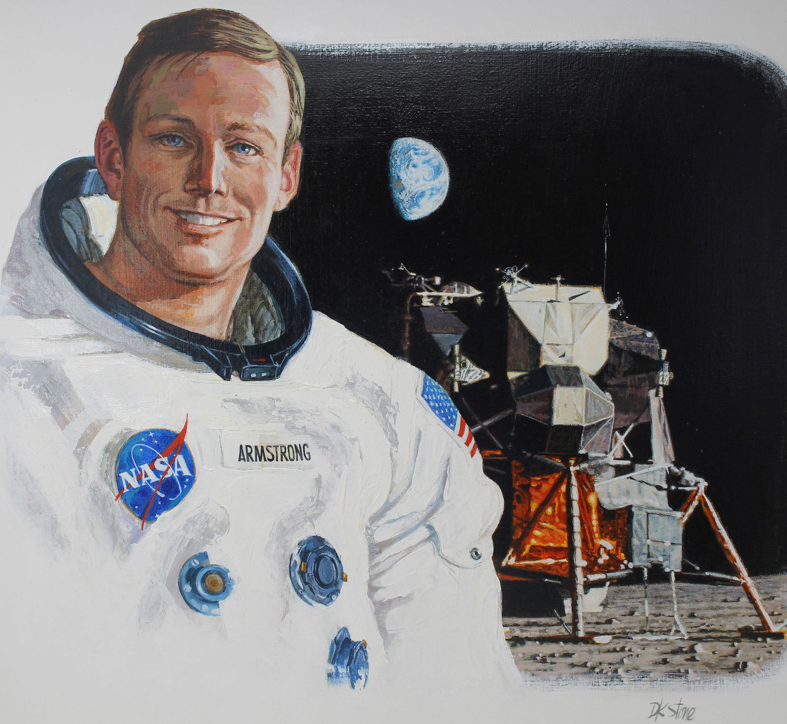 David K. Stone (1922 - 2001) "Neil Armstrong" (1 of 4)