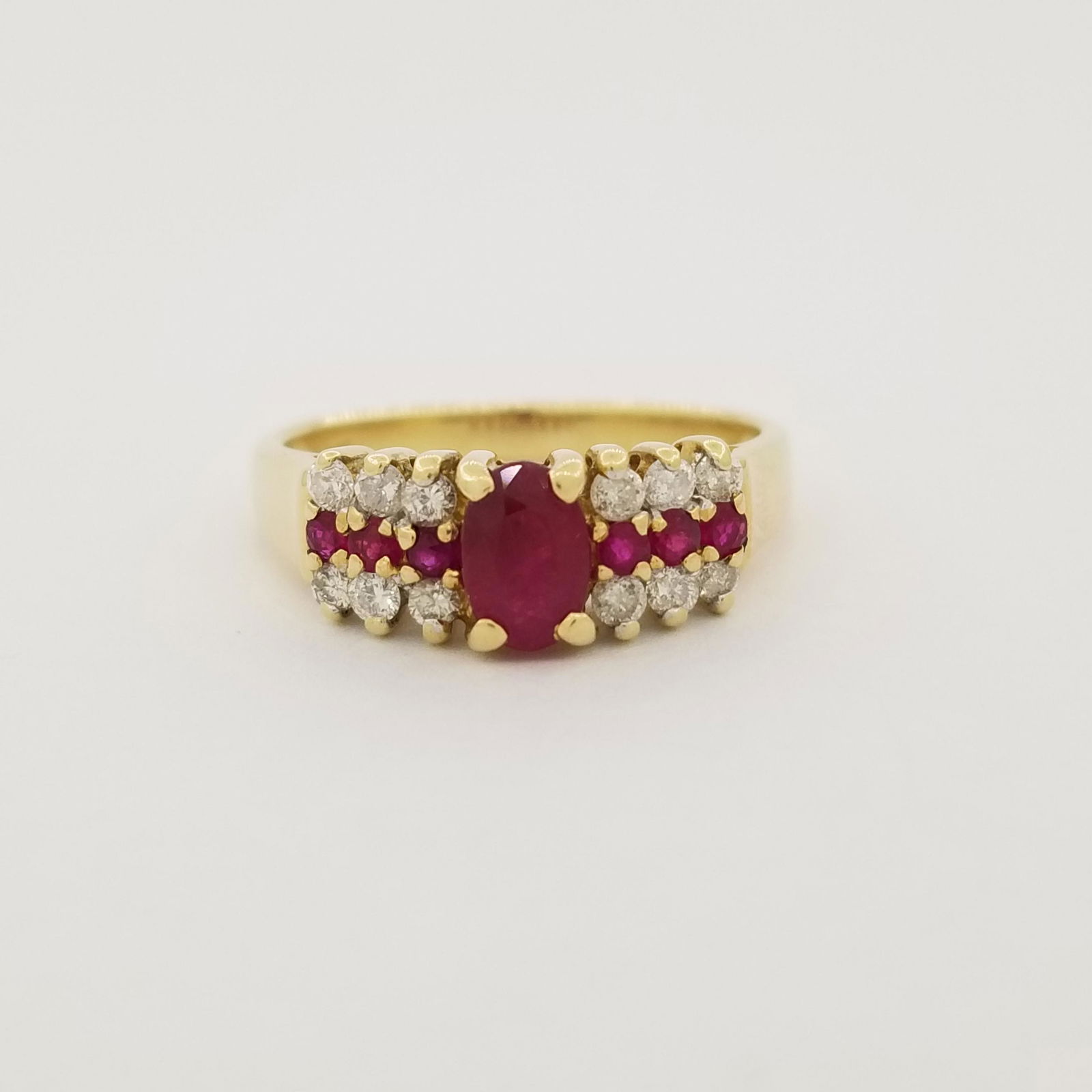 14K Gold Ruby & Diamond Ring (1 of 6)