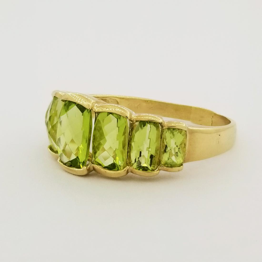 10K Gold Multi-Stone Peridot Ring (1 of 6)