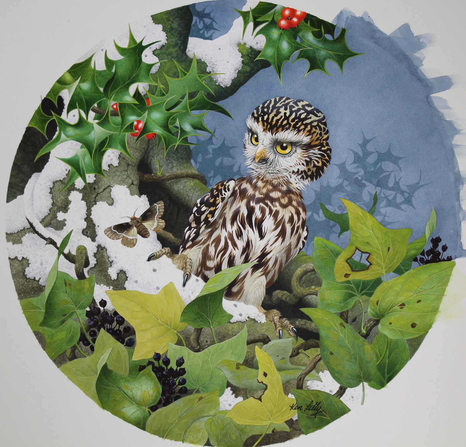 Ken Lilly (1929 - 1996) "Little Owl" (1 of 4)