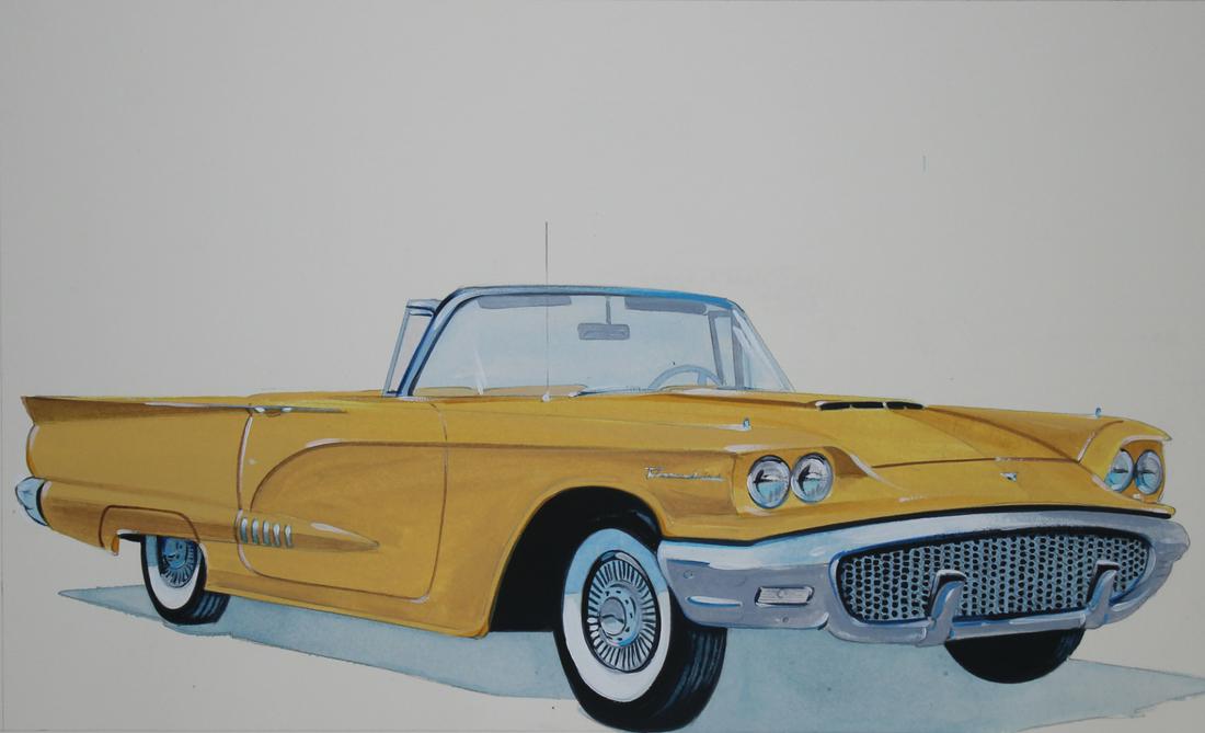 Robert Seabeck (B. 1945) "1958 Thunderbird" (1 of 4)