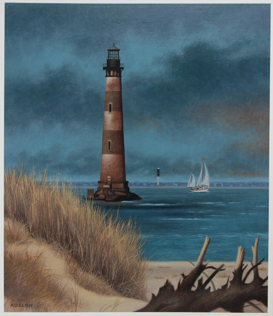 Howard Koslow (1924 - 2016) "SC Morris Island" (1 of 4)