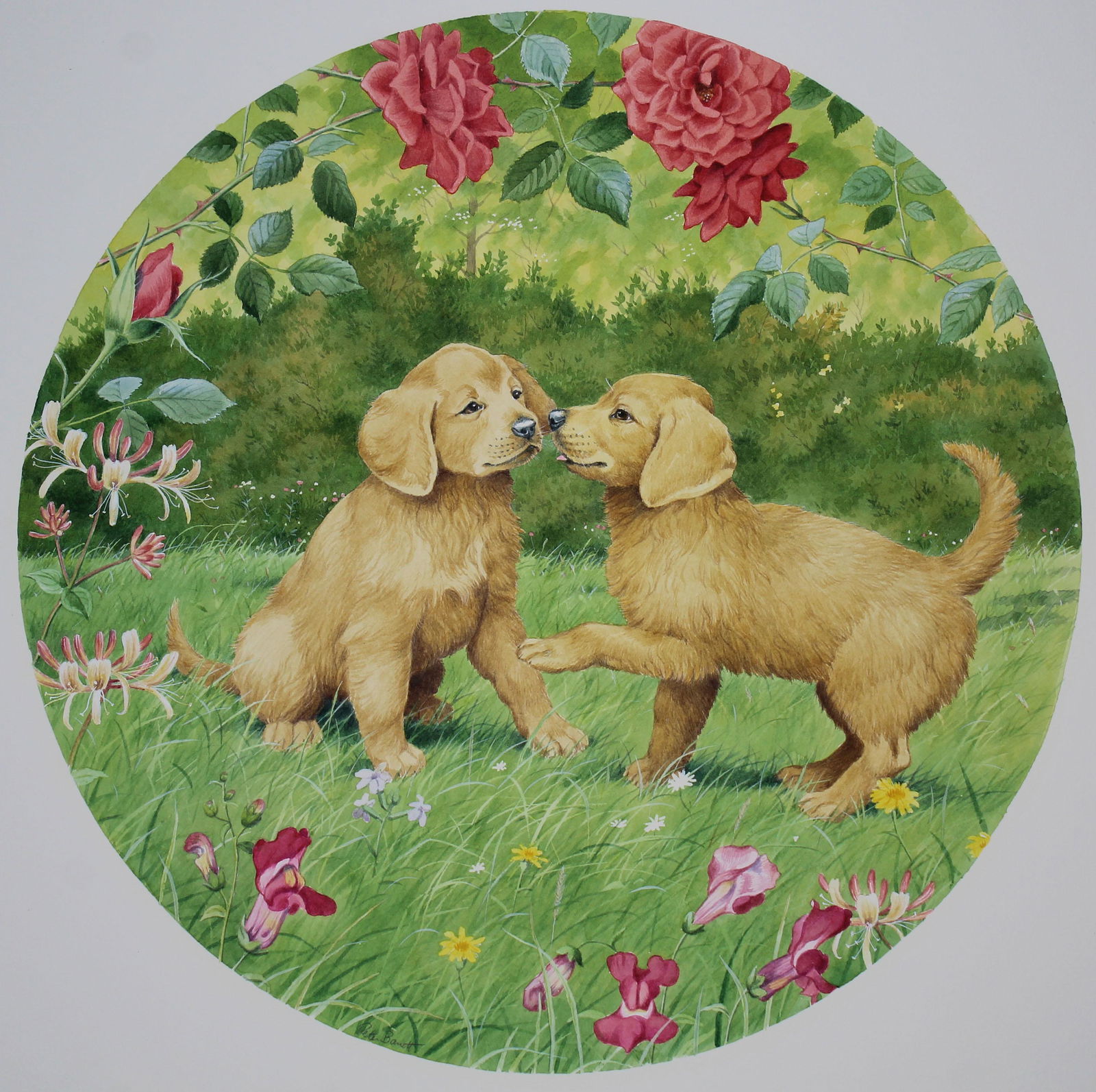 Peter Barrett (B. 1935) "Puppy Love" (1 of 4)