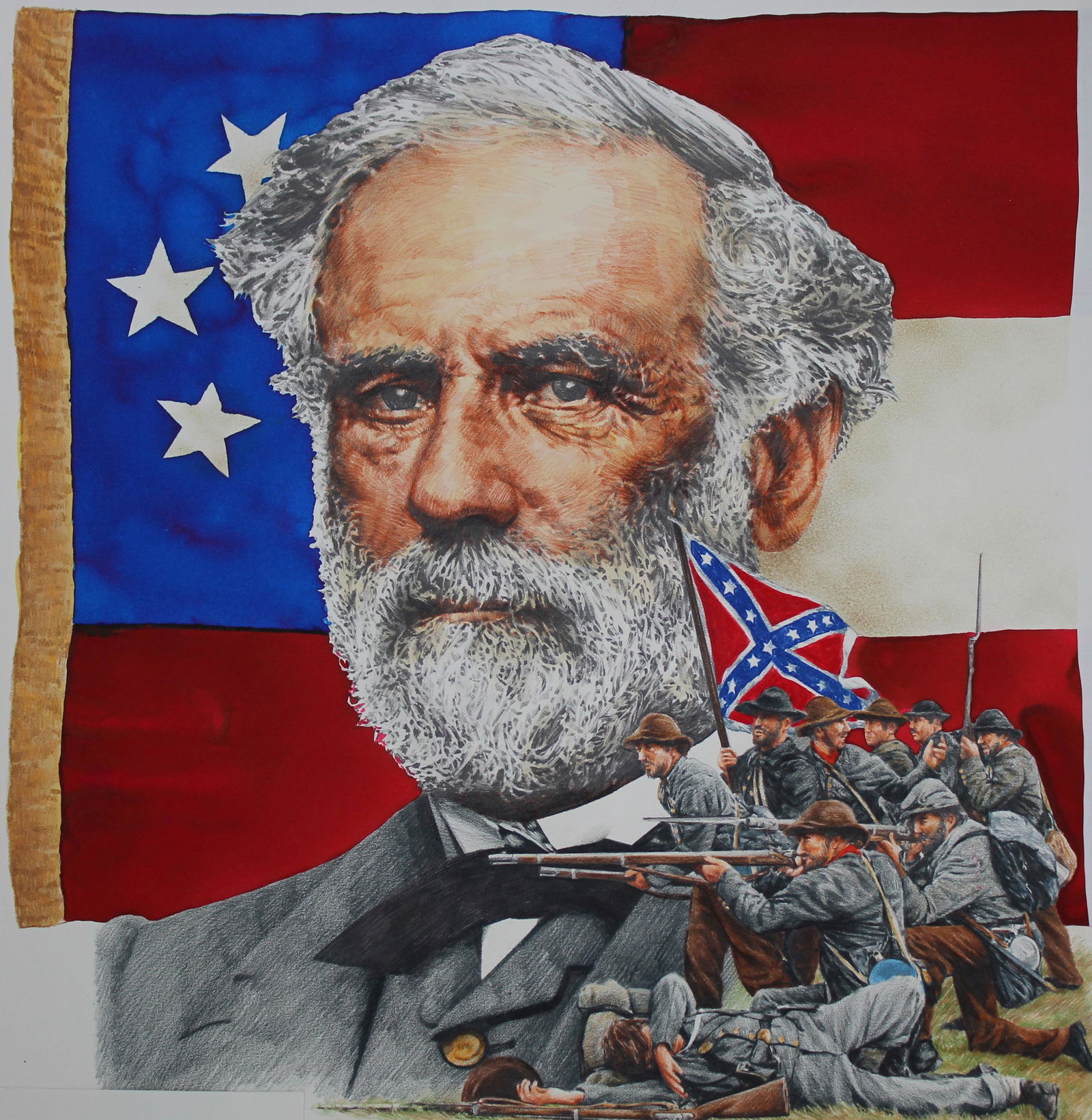 Chris Calle (B. 1961) "Robert E. Lee" (1 of 5)