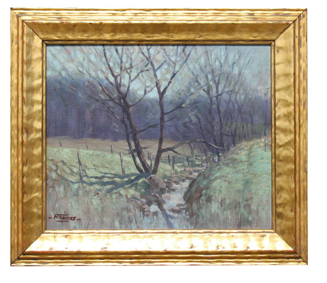 F. Thomas (20th C.) Landscape (1 of 6)