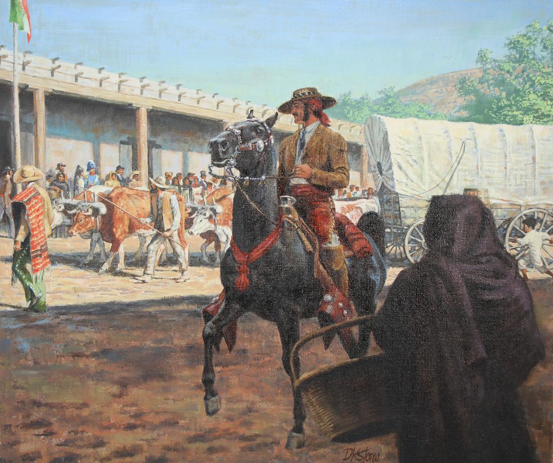 David K. Stone (1922 - 2001) Trading in Santa Fe (1 of 5)