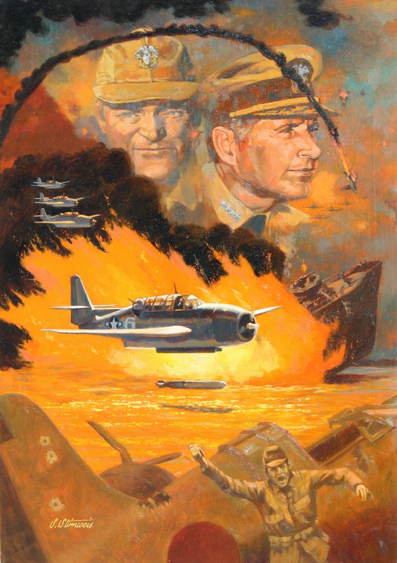 Shannon Stirnweis (B. 1931) "Japanese Defeated" (1 of 5)