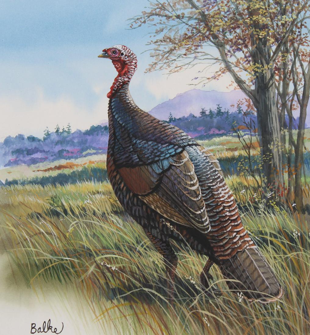 Don Balke (B. 1933) "Wild Turkey" (1 of 4)