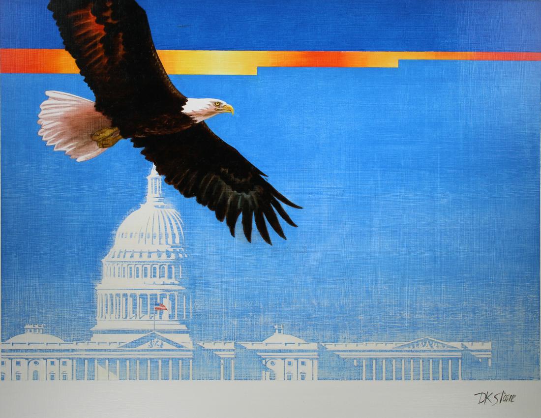 David K. Stone (1922 - 2001) "US Capitol Building" (1 of 6)
