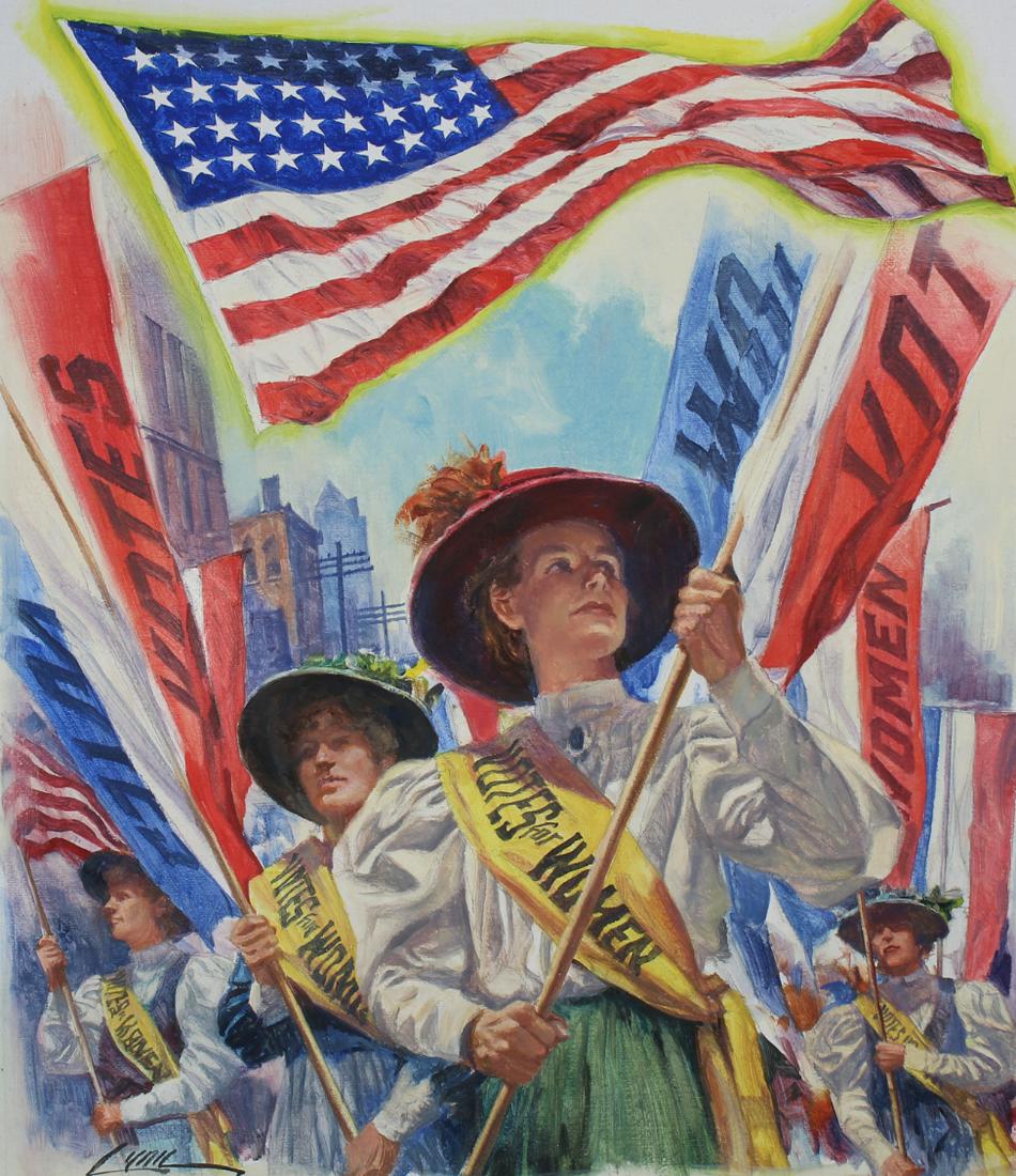 Dennis Lyall (B. 1946) "48-Star Flag" (1 of 4)