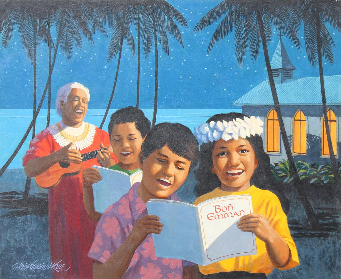 Herb Kane (1928 - 2011) "Marshall Islands Christmas" (1 of 4)