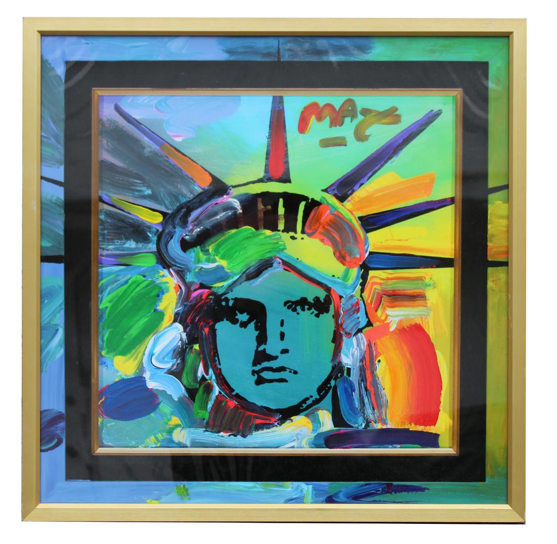 Peter Max "Liberty V" Mixed Media (1 of 5)