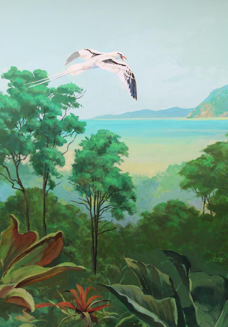 John Swatsley (B. 1937) White-tailed Tropical Bird (1 of 5)