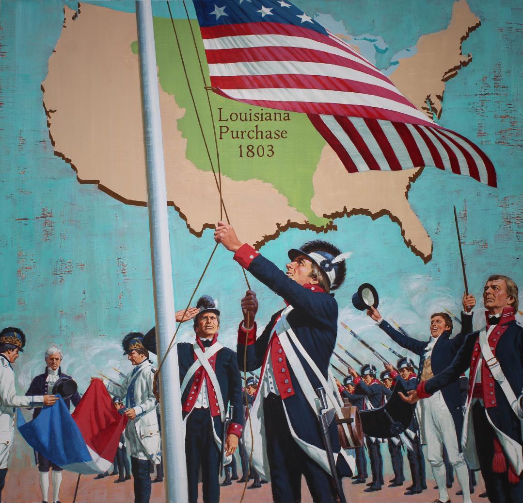 Ed Vebell (1921 - 2018) "Louisiana Purchase" (1 of 4)