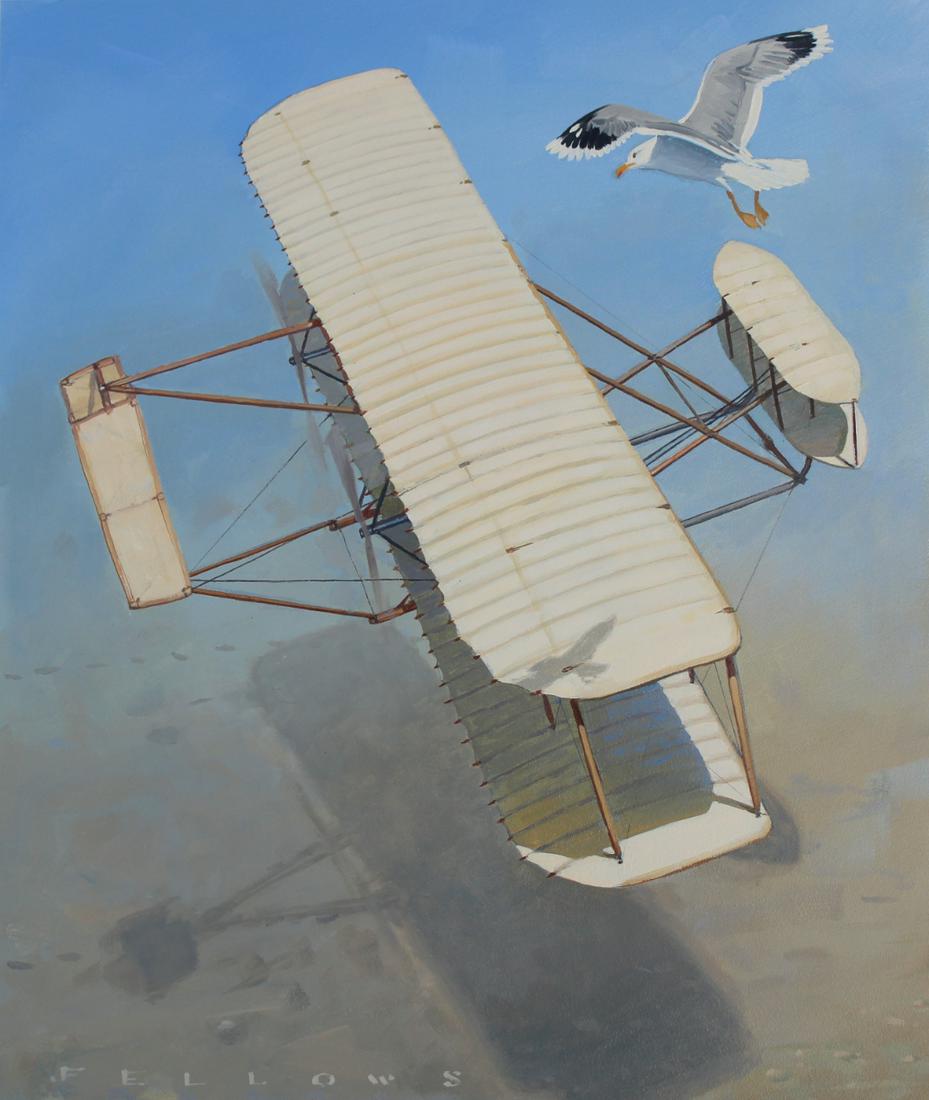 Jack Fellows (B. 1941) "1903 Wright Flyer" (1 of 4)