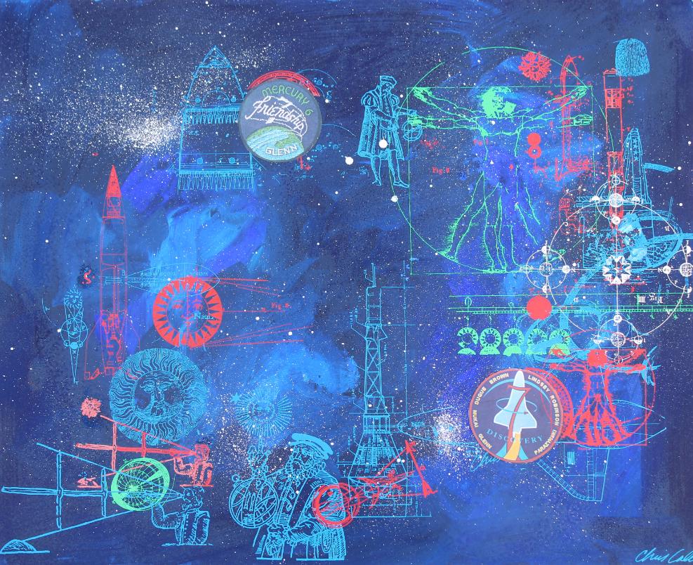 Chris Calle (B. 1961) "John Glenn Souvenir" (1 of 5)