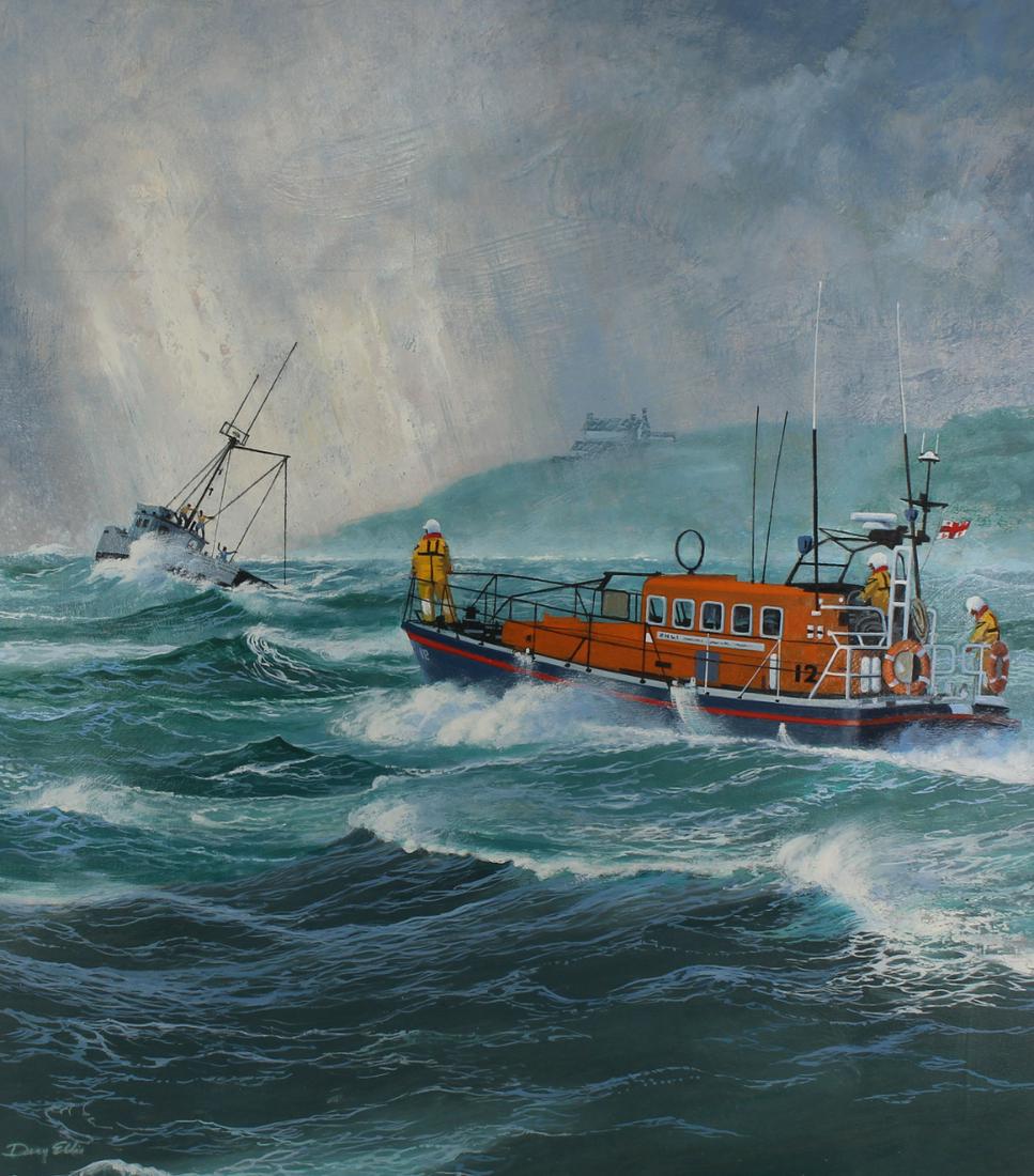 Dean Ellis (1920 - 2009) Isle of Man Lifeboat (1 of 4)