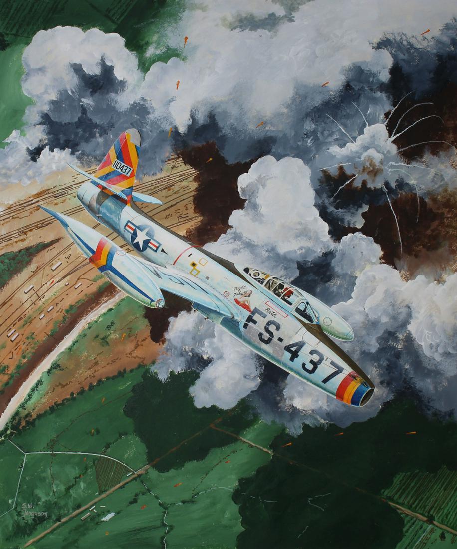 Steve Ferguson (B. 1946) "F-84G Thunderjet" (1 of 5)