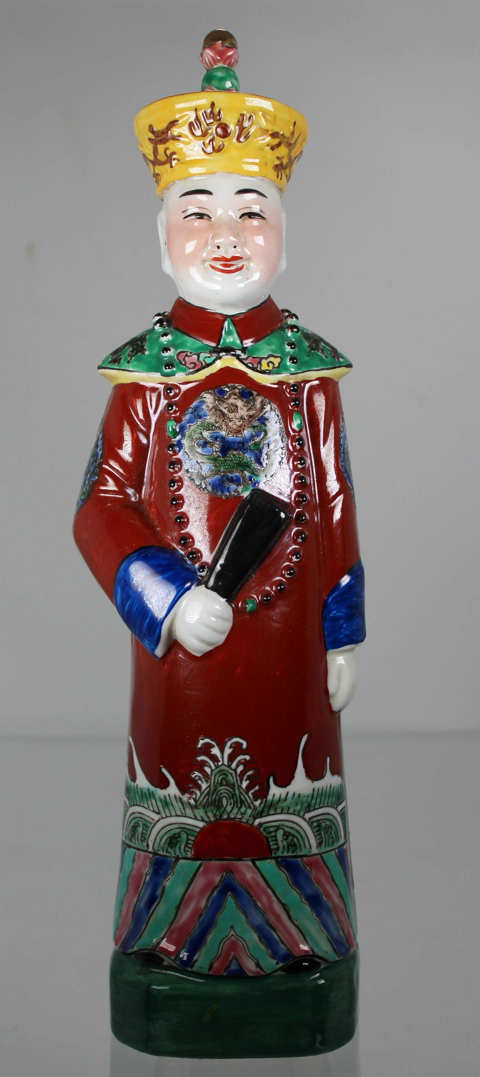 Chinese Republic Period Figure, You Changzi Mark: Chinese Republic Period Figure, You Changzi Mark on Bottom of Porcelain Figure. Height: 14 in.