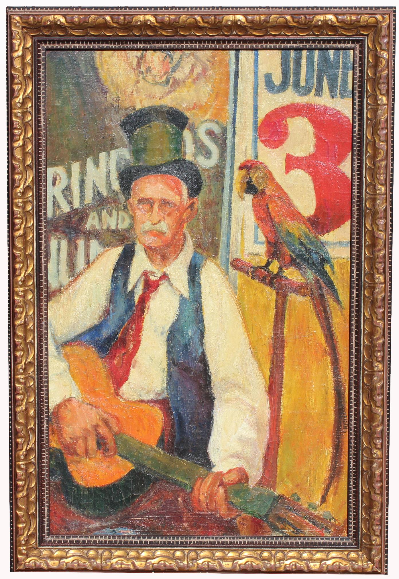 Painting of Performer at Ringling Brothers Circus (1 of 3)