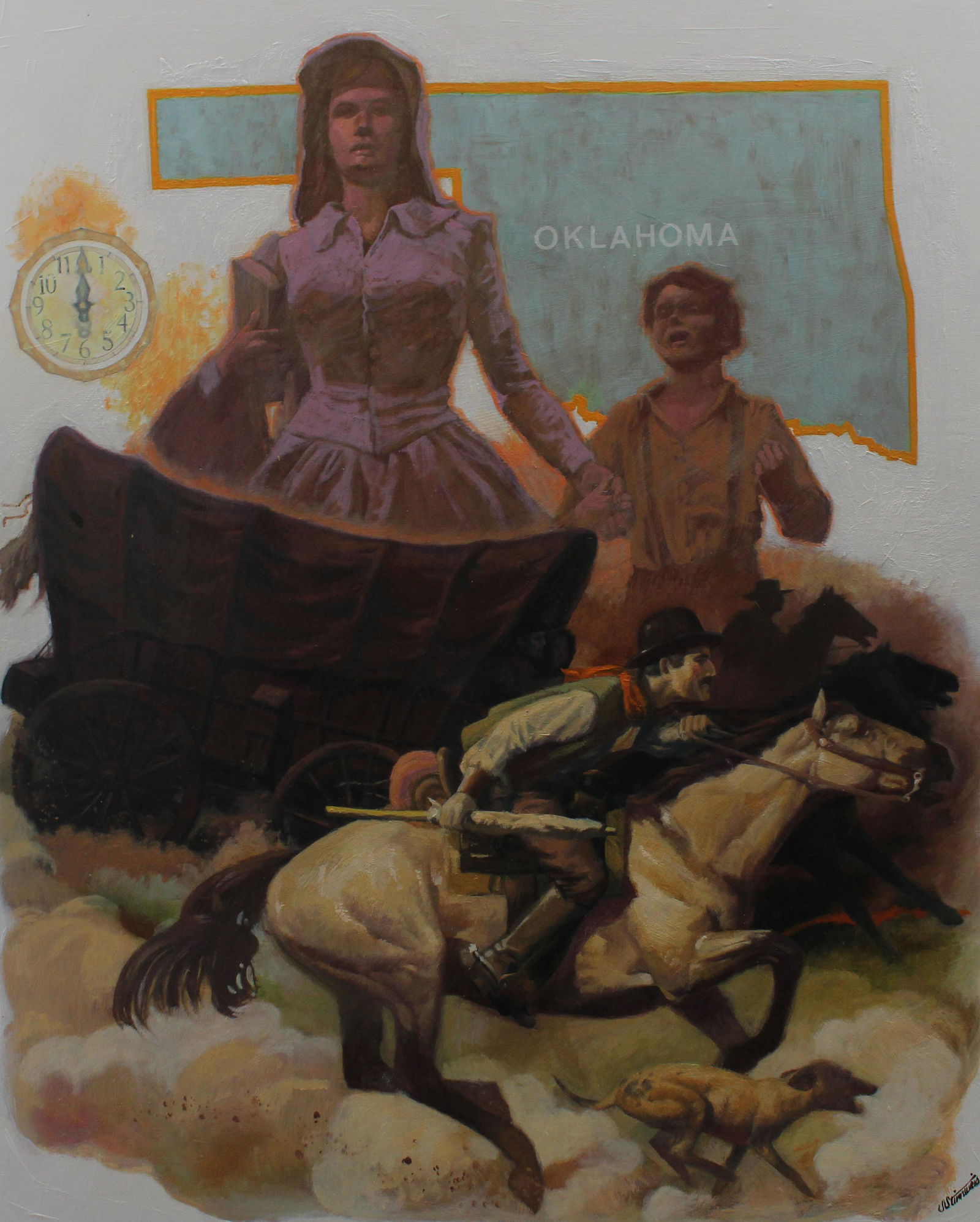 Shannon Stirnweis (B 1931) Cherokee Strip Land Run (1 of 4)