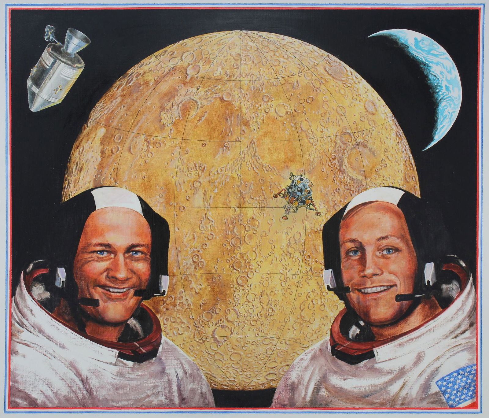 David K. Stone (1922 - 2001) First Men on the Moon (1 of 4)