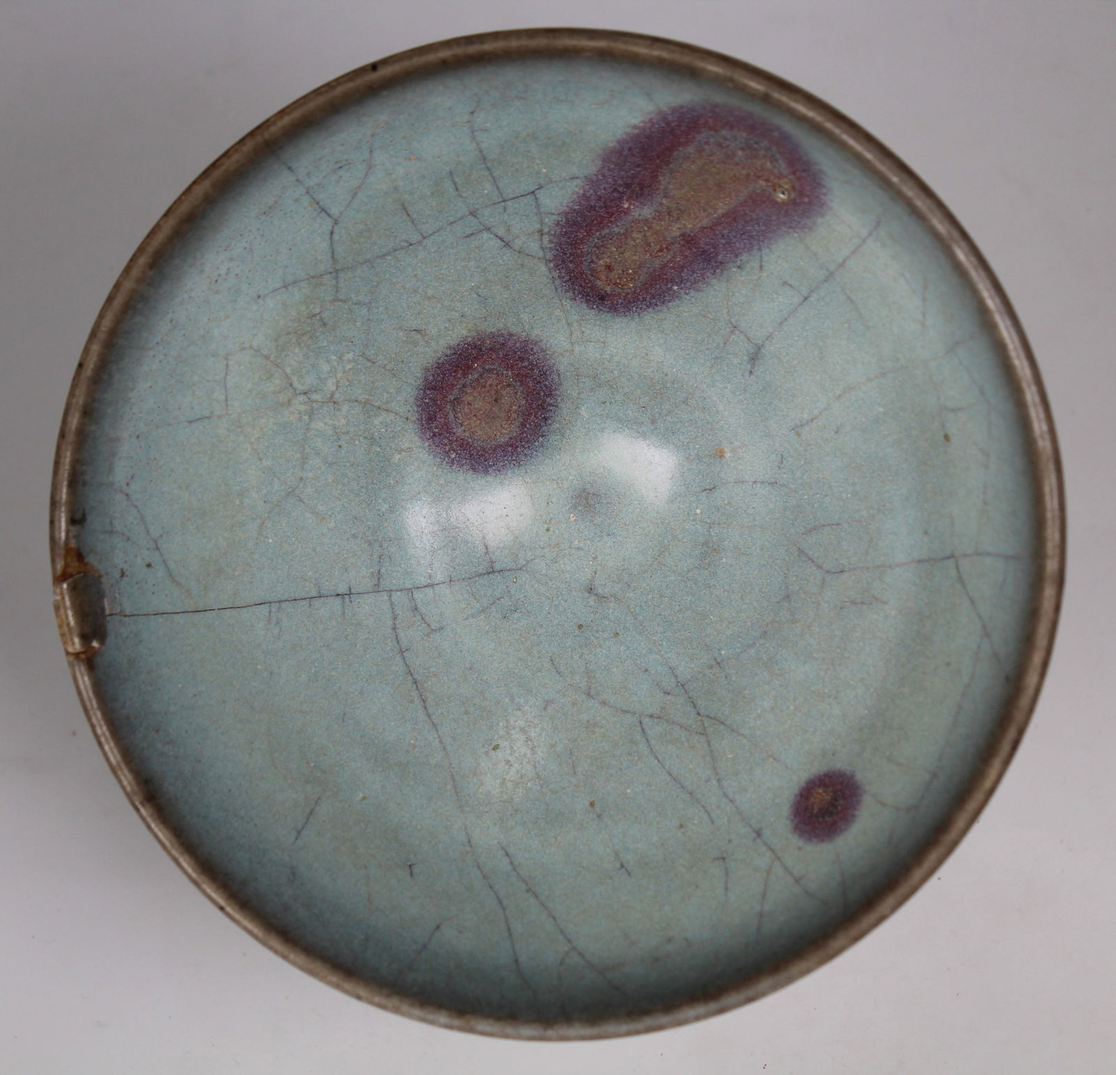 Chinese Purple-Splashed Jun Ware Bowl (1 of 6)