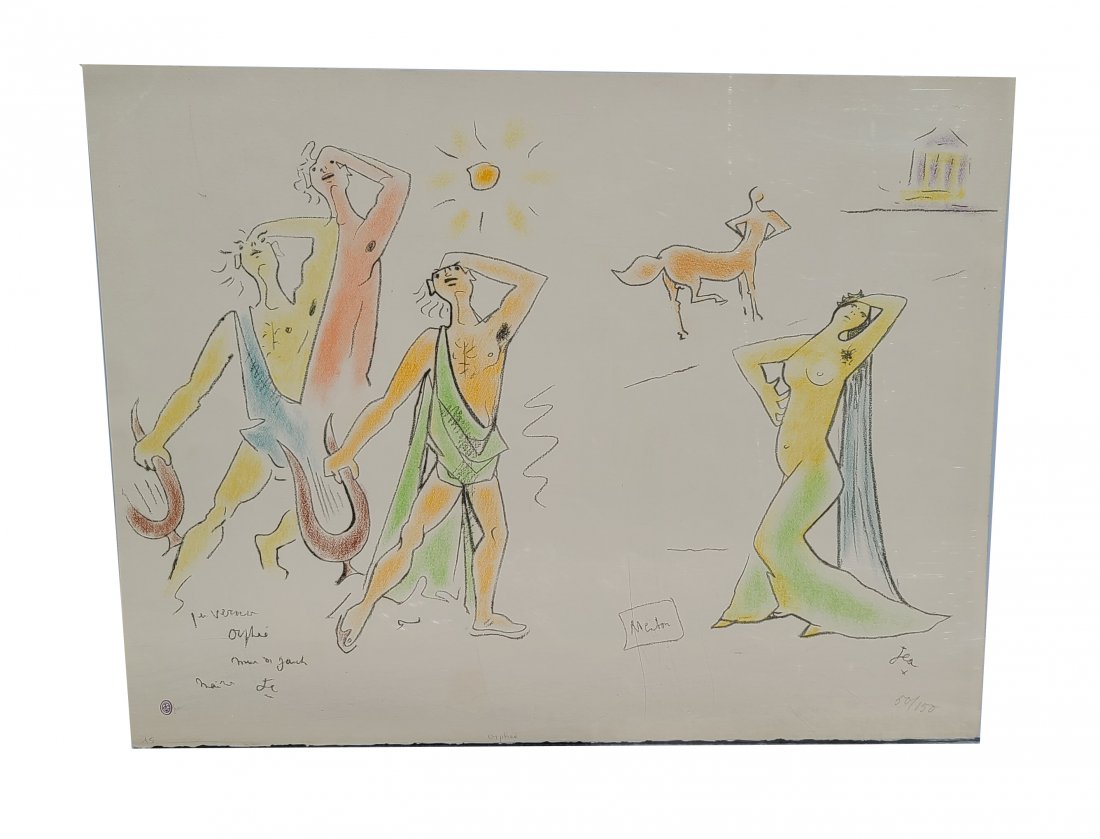 Jean Cocteau (French, 1889-1963) "Orphee" (1 of 4)