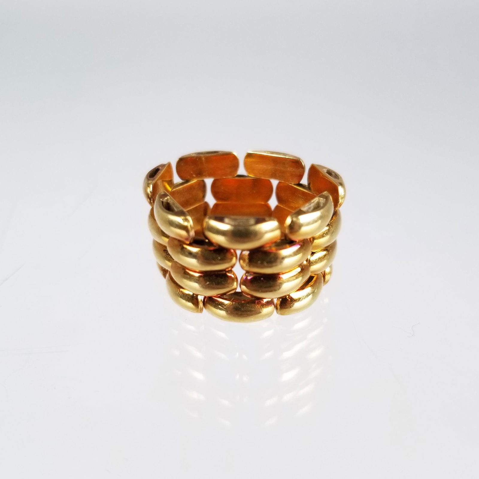 18K Gold Chain Ring (1 of 4)