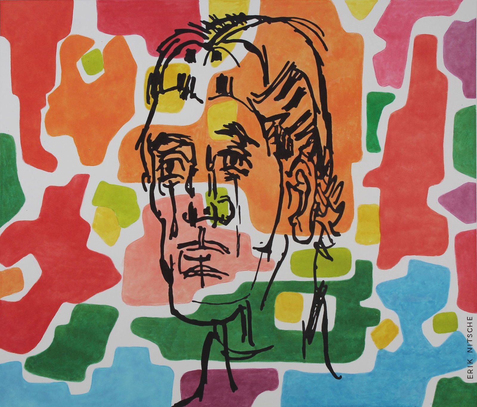 Erik Nitsche (1908 - 1998) "Oskar Kokoschka" (1 of 4)