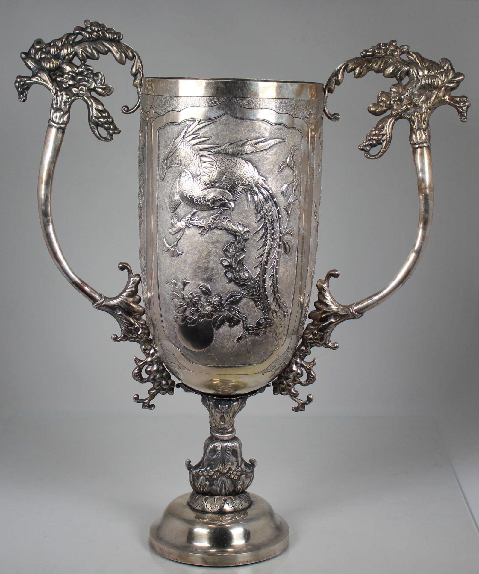 Antique Silver Twin Handled Trophy (1 of 6)
