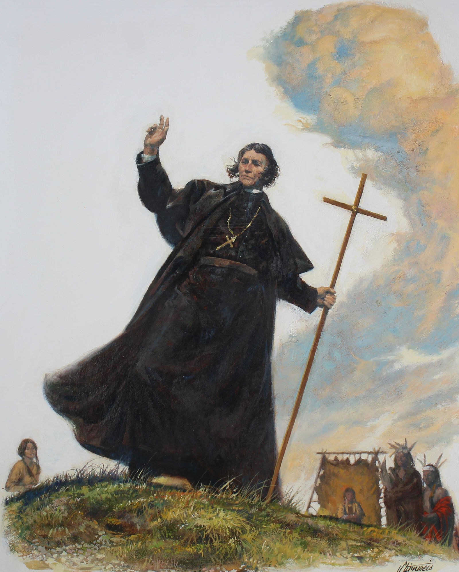 Shannon Stirnweis (B. 1931) Bishop Frederic Baraga (1 of 3)