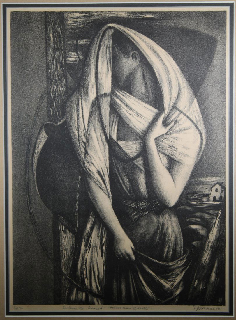 Benton Spruance (1904-1967) "Ecclesiastes 4" (1 of 6)