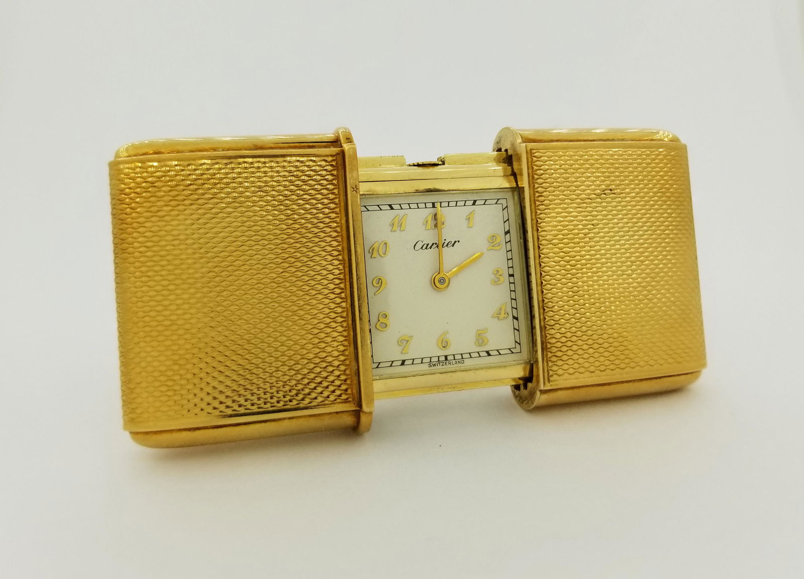 18k Gold Art Deco Cartier Ermeto Pocket Watch (1 of 8)