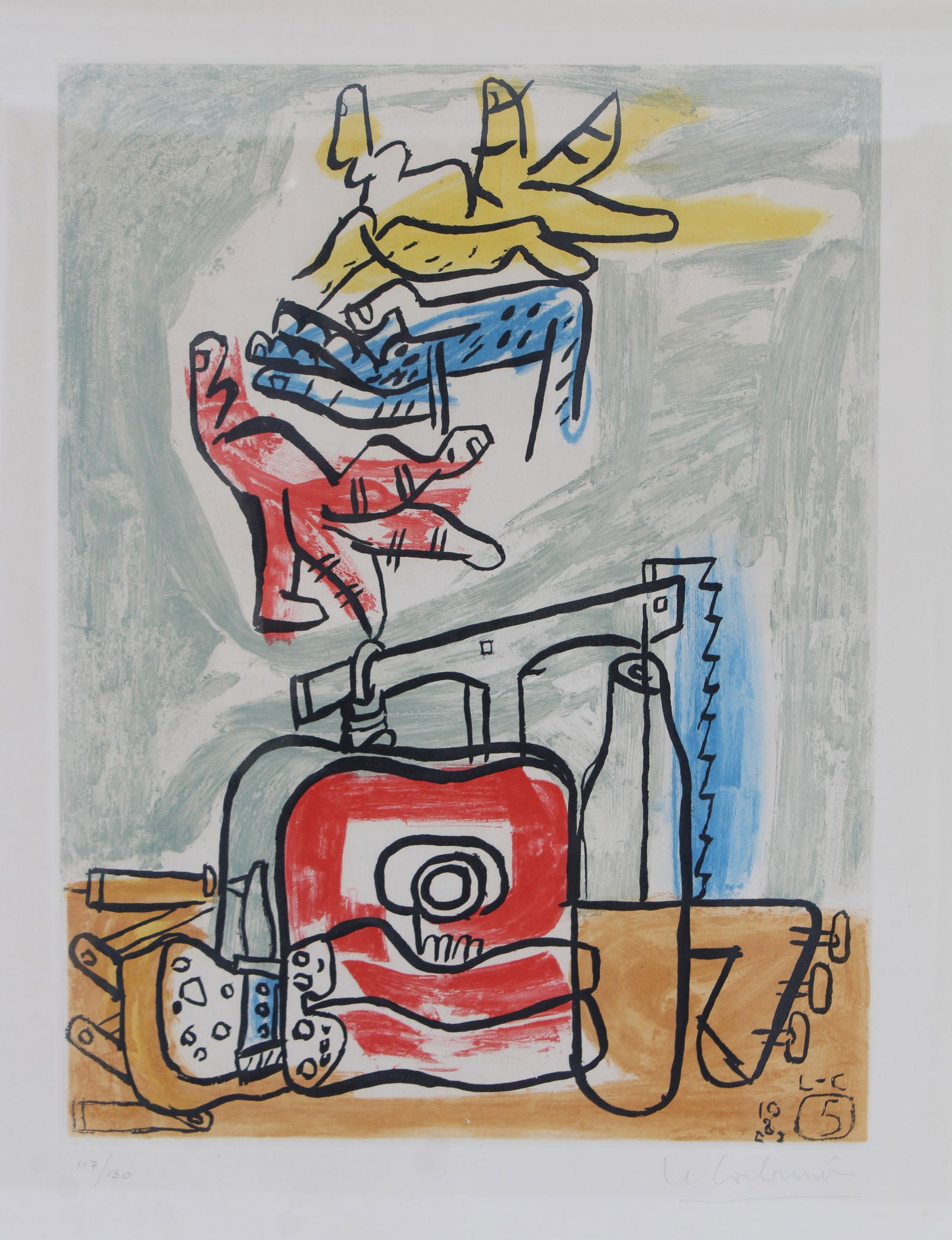 Le Corbusier "Unite, Plate n5" Aquatint Etching (1 of 8)