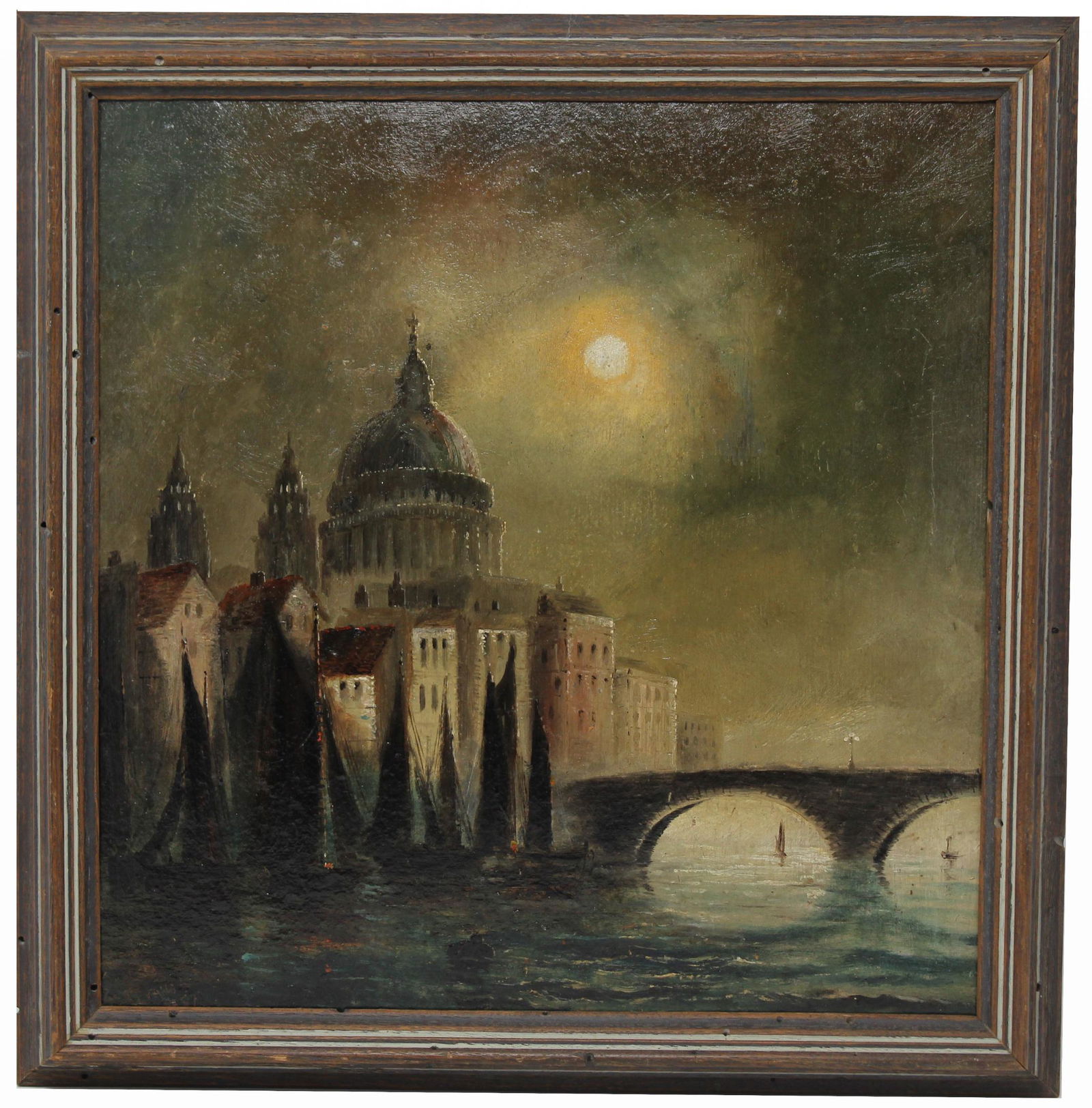 Signed, View of St. Paul's Cathedral (London) 1887 (1 of 4)