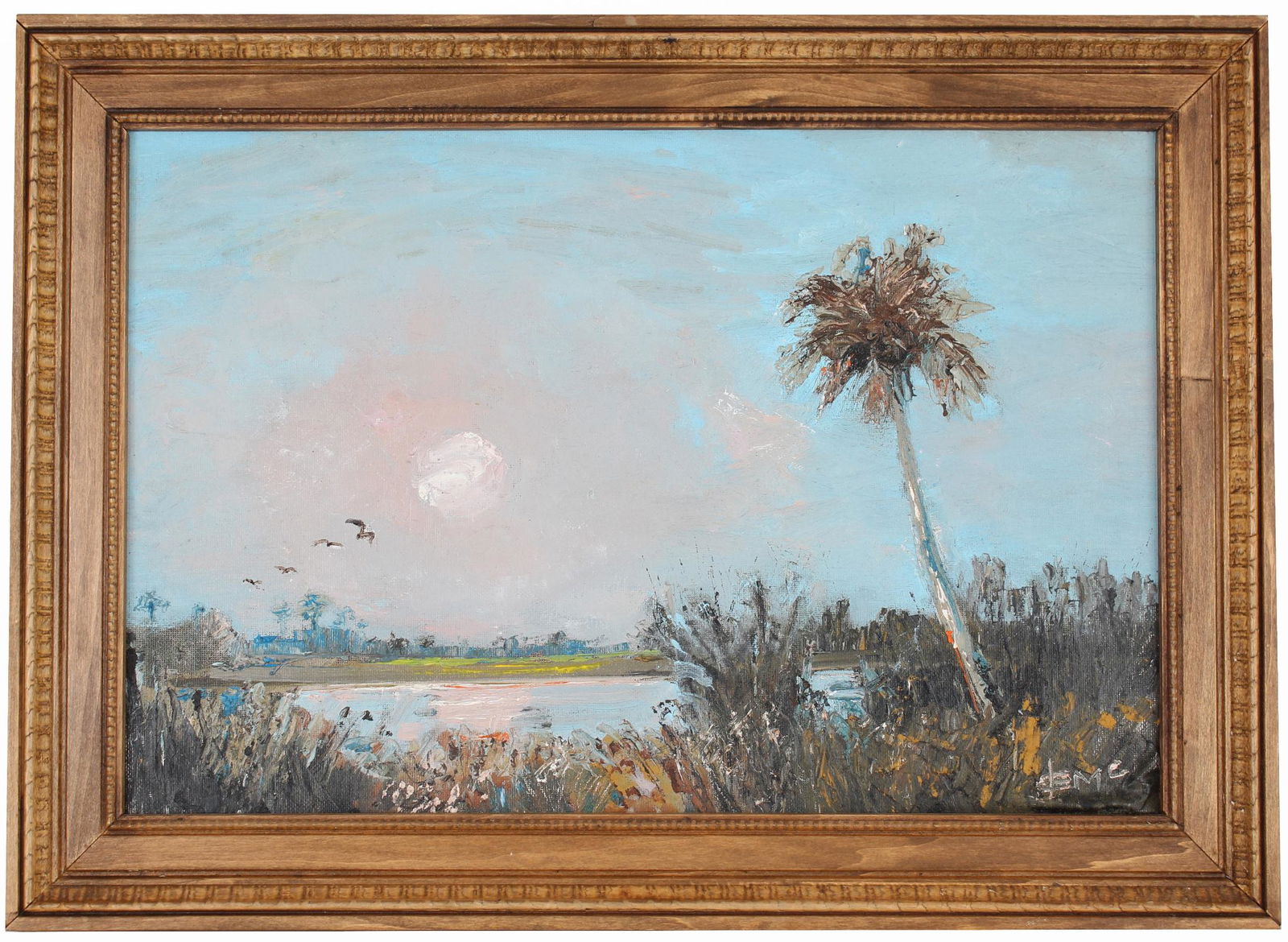 Signed, Florida Highwaymen Style Painting (1 of 4)