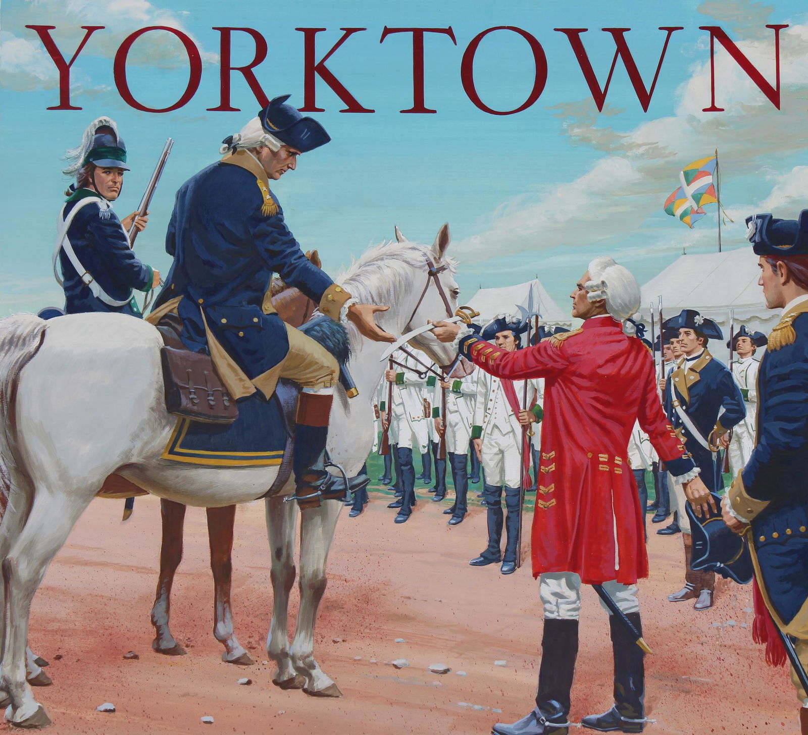 Ed Vebell (1921 - 2018) "Surrender At Yorktown" (1 of 7)