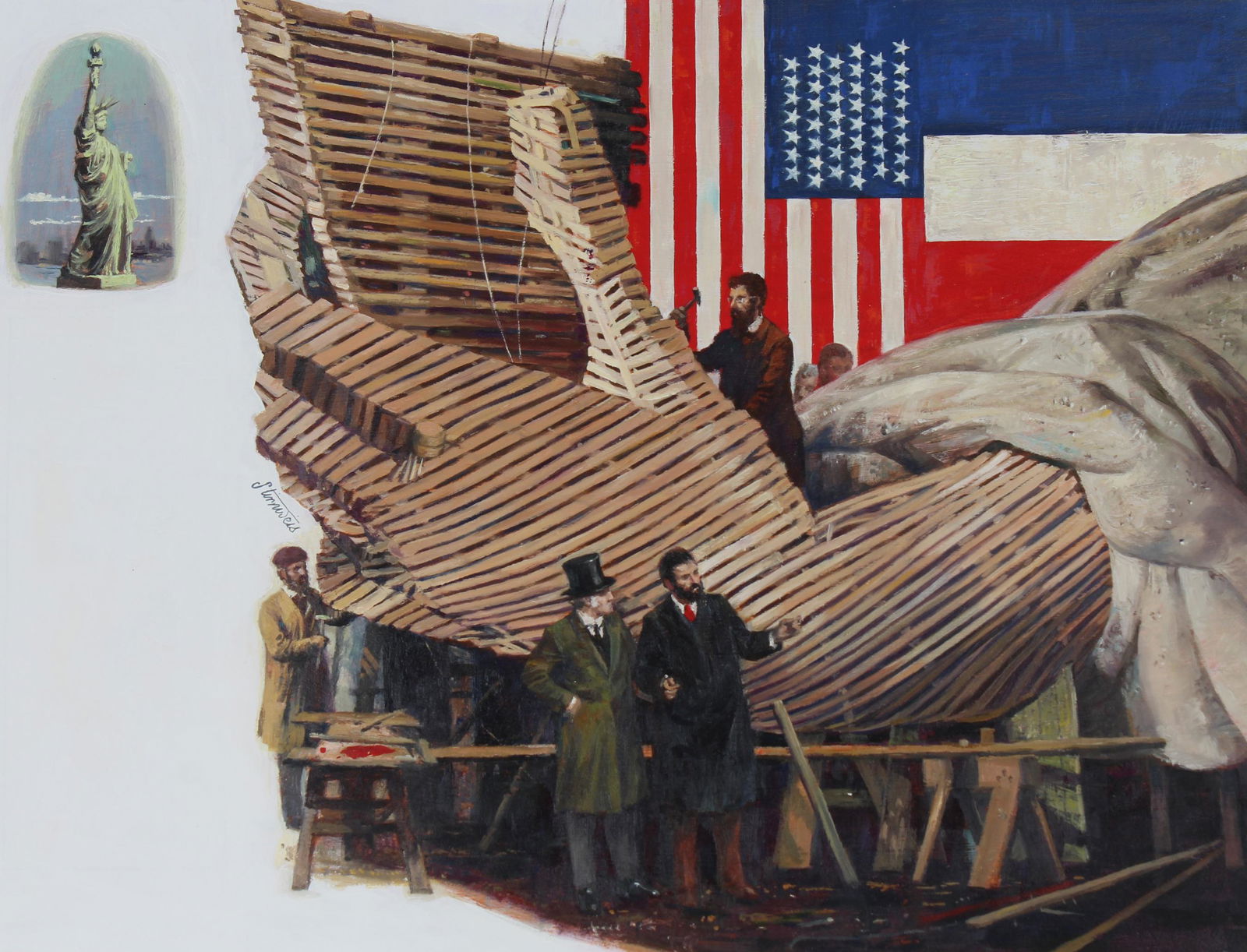 Shannon Stirnweis (B. 1931) "Statue of Liberty" (1 of 5)