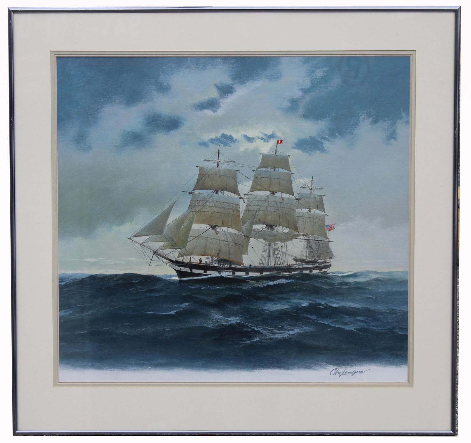 Charles J Lundgren (1911-1988) "Courier" (1 of 5)