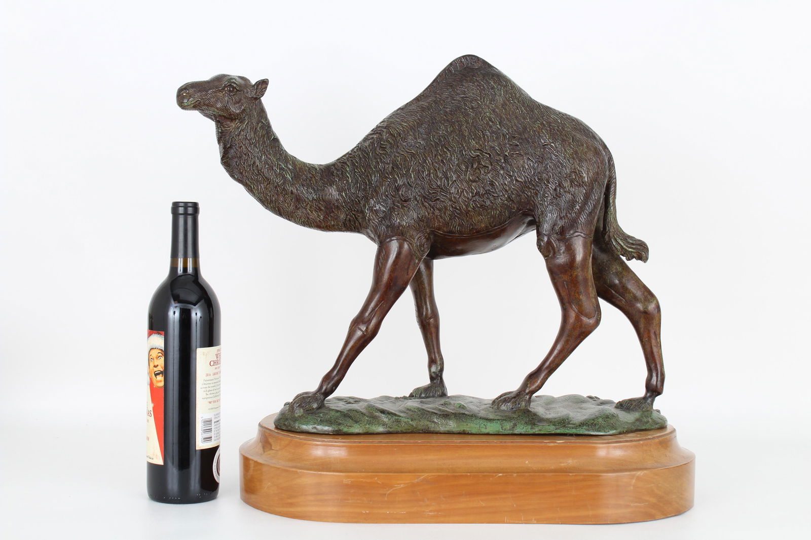Large Bronze Camel Figure on Stand (1 of 5)
