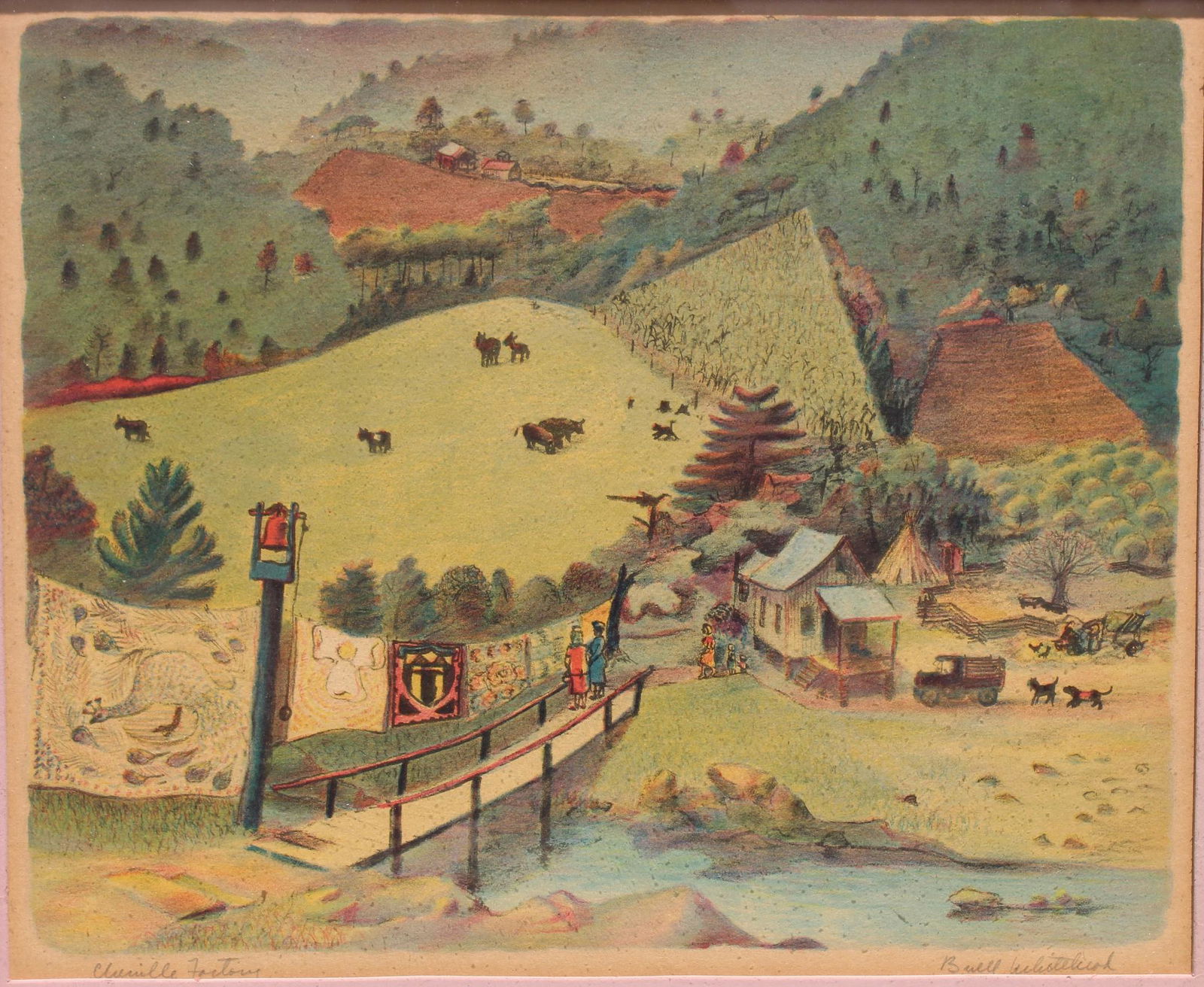 Buell Whitehead (FL, 1919 - 1993) Chenille Factory (1 of 7)