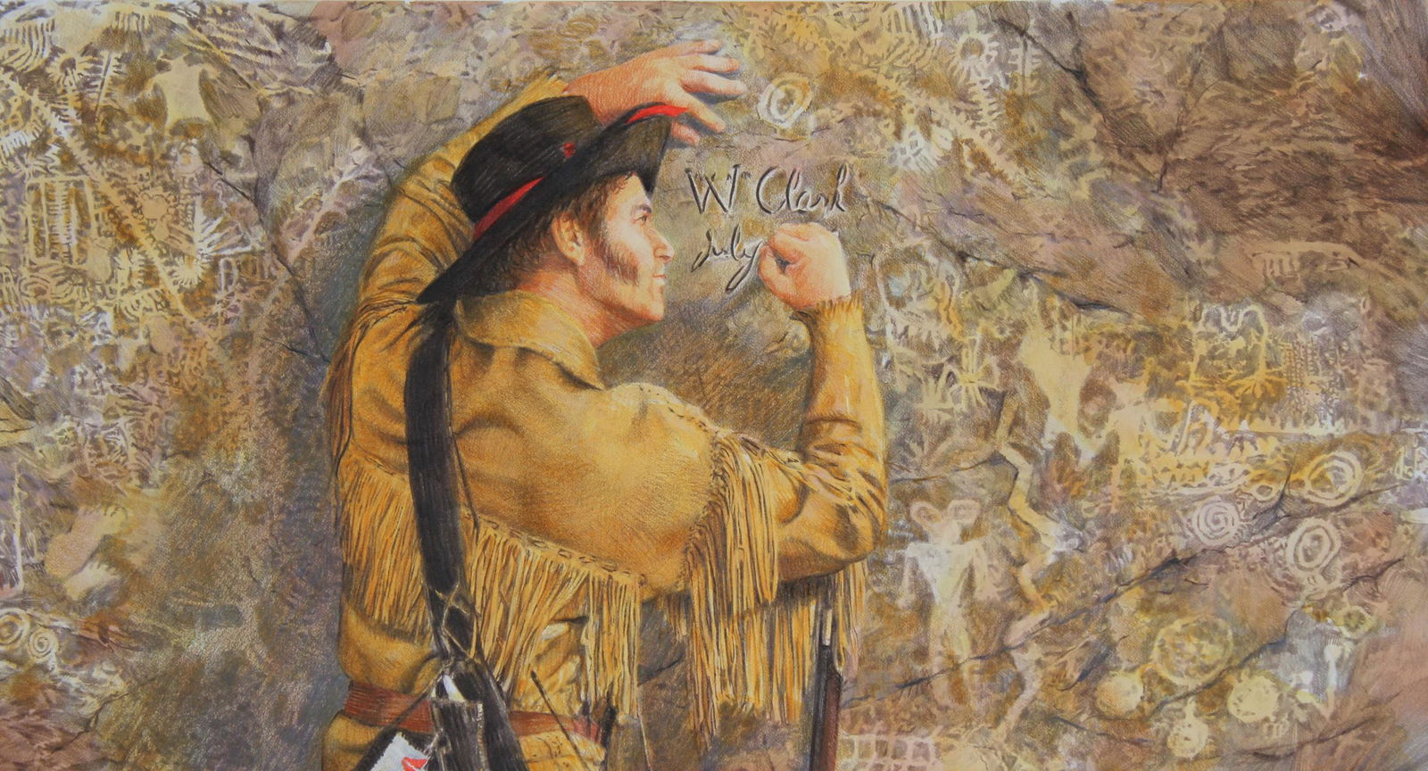 Paul & Chris Calle "Pompeys Pillar Inscribed" (1 of 4)