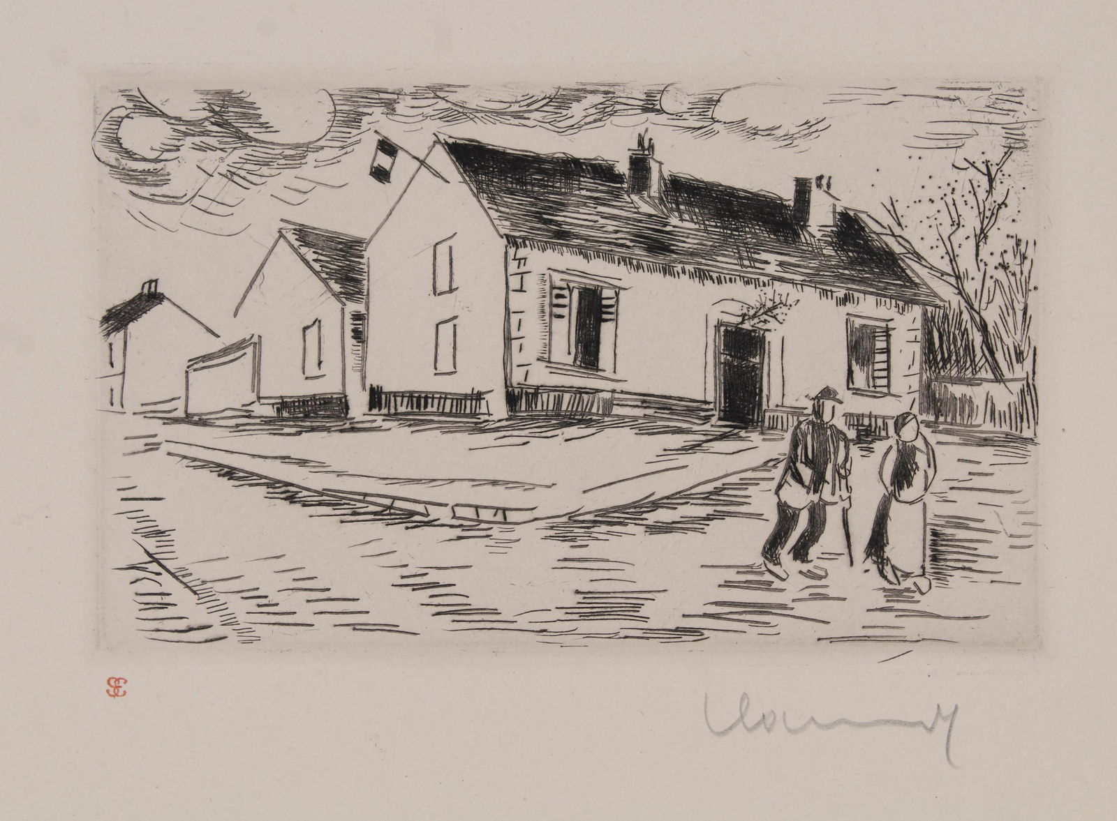 Maurice Vlaminck (1876 - 1958) Etching (1 of 6)