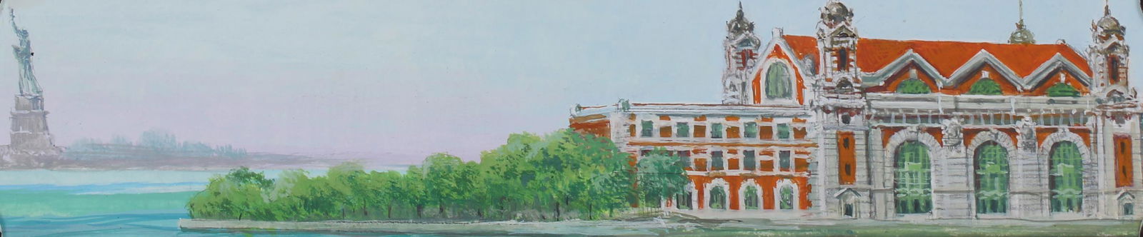 Gianni Benvenuti (1926 - 2005) "Ellis Island" (1 of 6)