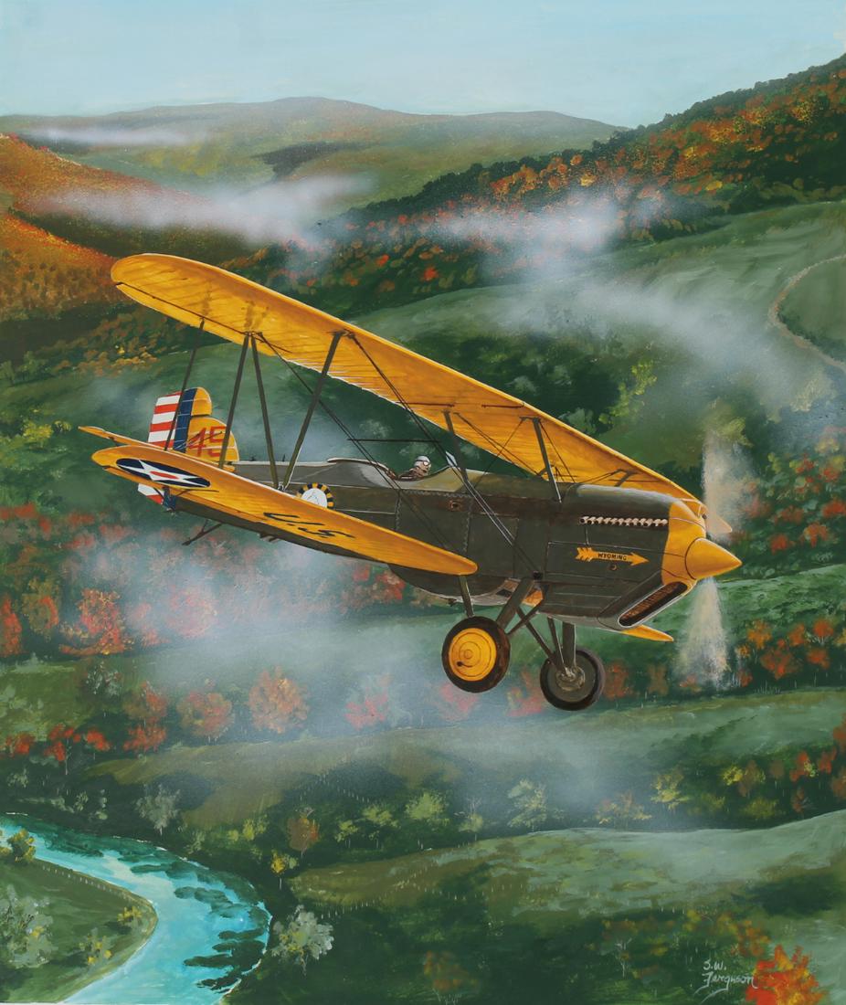 Steve Ferguson (B. 1946) Curtiss O-1E Falcon (1 of 5)