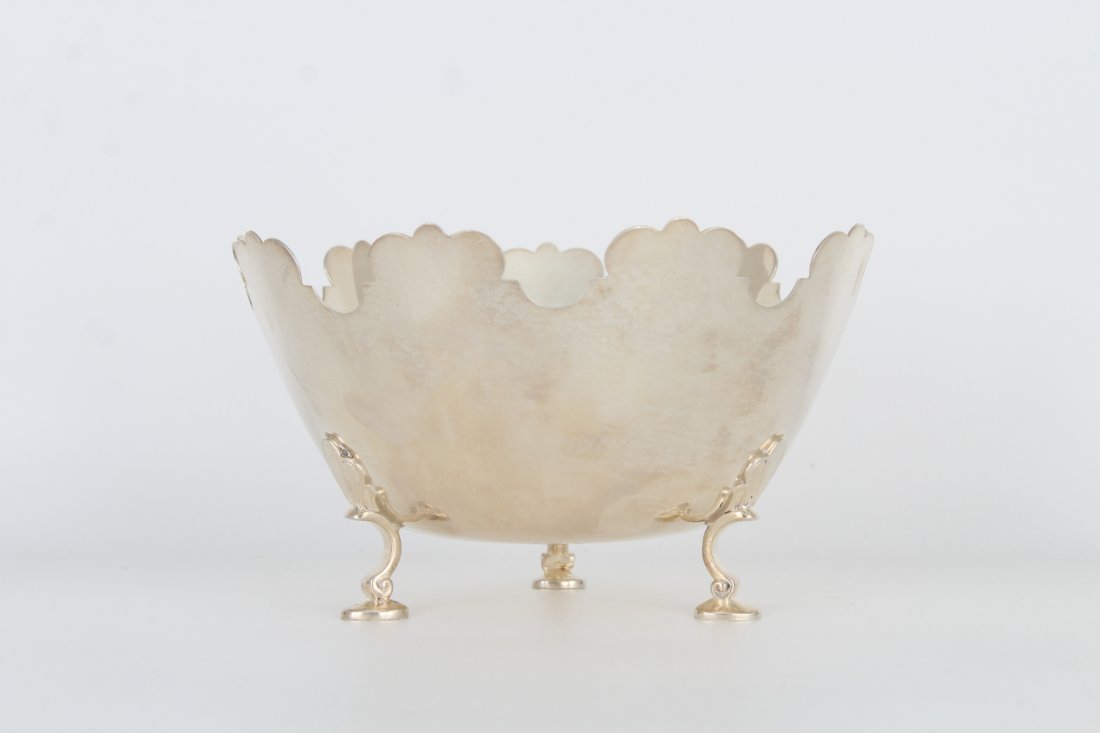 Footed Tiffany Sterling Silver Bowl #24077 (1 of 4)