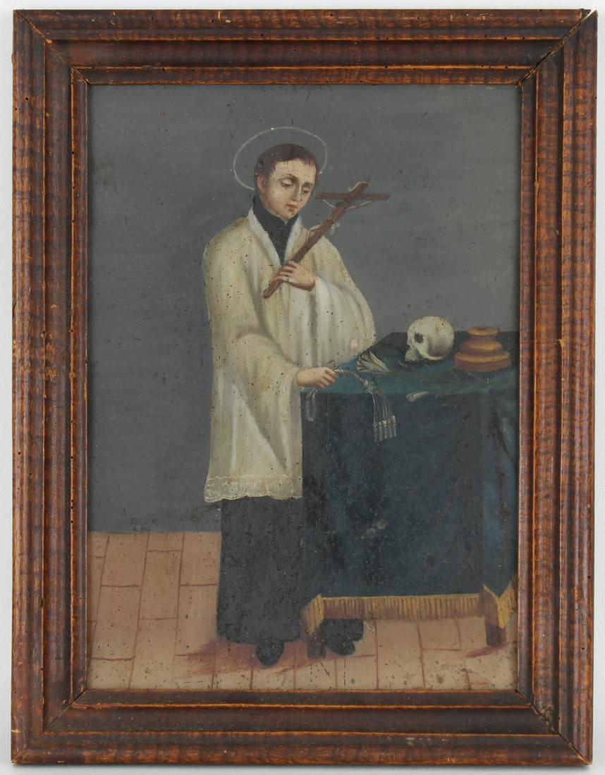 17th C Old master Painting of Penitent St. Francis (1 of 3)